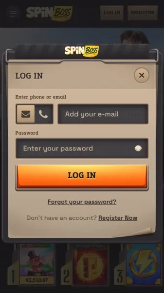 Spinboss Login